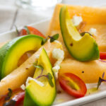 Avocado Melon Salad With Lime Vinaigrette